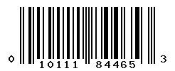 UPC barcode 010111844653