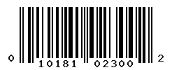 upc 010181023002 barcode image