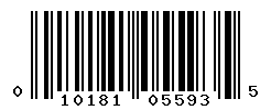 UPC barcode number 010181055935