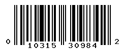 upc 010315309842 barcode image