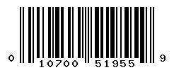 UPC barcode number 010700519559