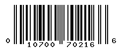 upc 010700702166 barcode image