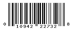 UPC barcode 010942227328