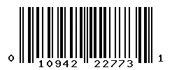 UPC barcode 010942227731