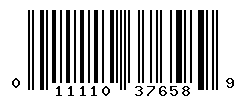 UPC barcode number 011110376589