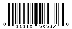 UPC barcode 011110505378