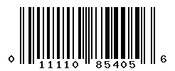 UPC barcode number 011110854056