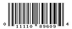UPC barcode number 011110896094