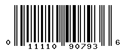 UPC barcode number 011110907936