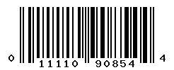 UPC barcode number 011110908544