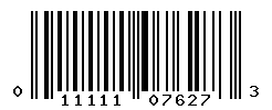 UPC barcode number 011111076273