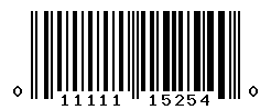 UPC barcode number 011111152540