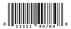 upc 011111407848 barcode image