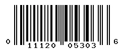011120053036 barcode