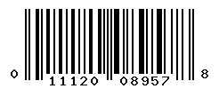 UPC barcode number 011120089578