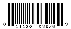 UPC barcode number 011120089769