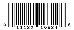 UPC barcode number 011120108248