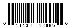 UPC barcode number 011132126650