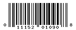 UPC barcode number 011152010908