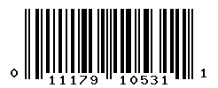 UPC barcode number 011179105311