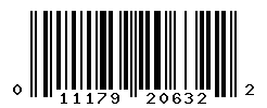 UPC barcode number 011179206322