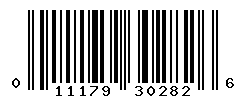 UPC barcode number 011179302826