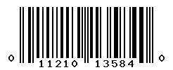 UPC barcode number 011210135840