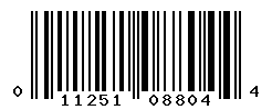 UPC barcode number 011251088044