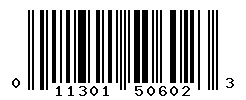 upc 011301506023 barcode image
