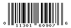 upc 011301609076 barcode image