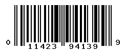 011423941399 barcode