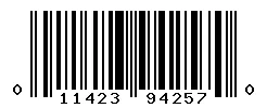 UPC barcode number 011423942570 lookup