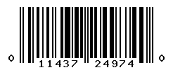 upc 011437249740 barcode image