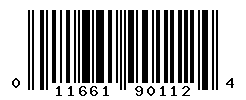 upc 011661901124 barcode image