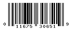 UPC barcode number 011675306519