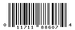 UPC barcode number 011711886074