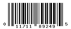 upc 011711892495 barcode image
