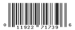 UPC barcode number 011922717396