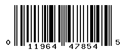 UPC barcode number 011964478545