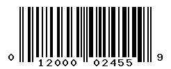 UPC barcode number 012000024559