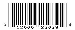012000230394 barcode