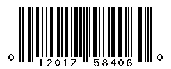 UPC barcode 012017584060