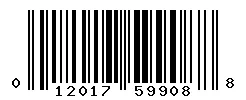 UPC barcode 012017599088