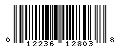 UPC barcode 012236128038