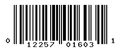 upc 012257016031 barcode image