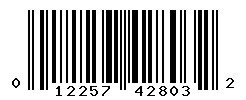 upc 012257428032 barcode image