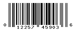 UPC barcode number 012257459036