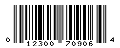 upc 012300709064 barcode image