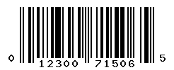 upc 012300715065 barcode image