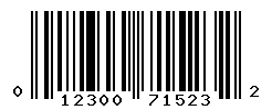 upc 012300715232 barcode image